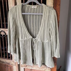 Djerf Avenue Sorella Top in Green